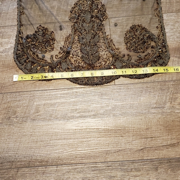 Elegant Beaded Vintage Shawl ⚜️🤎⚜️ - Picture 4 of 8